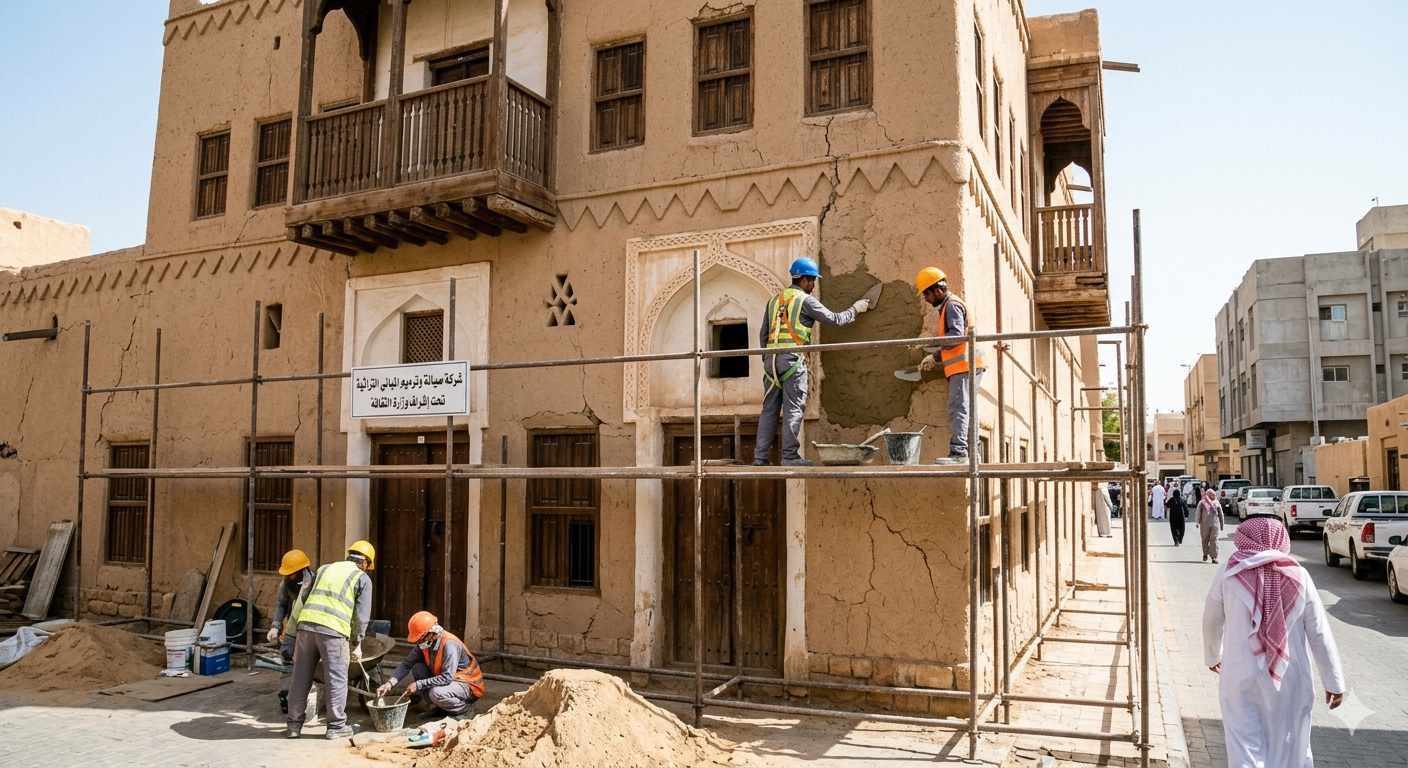 صيانة وترميم المبانى